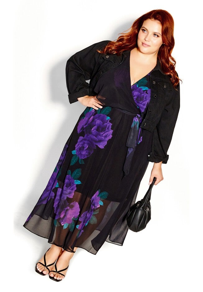 Rich Romance Dress - purple, PURPLE, on-hover image number 1