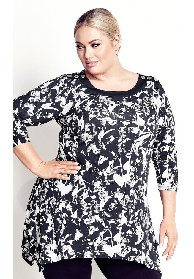 Pamela Print Tunic, SILHOUETTE, alternate image number null