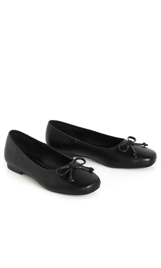 WIDE FIT Ella Ballet Flat - black, BLACK, alternate image number null