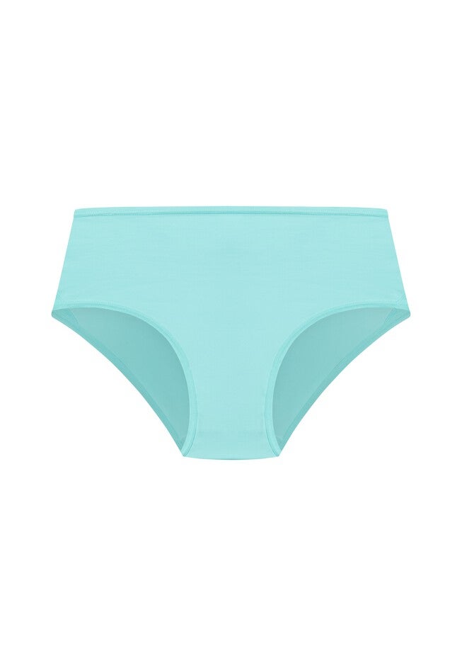 Fashion Microfiber Hi Cut Brief, PEPPERMINT, alternate image number null