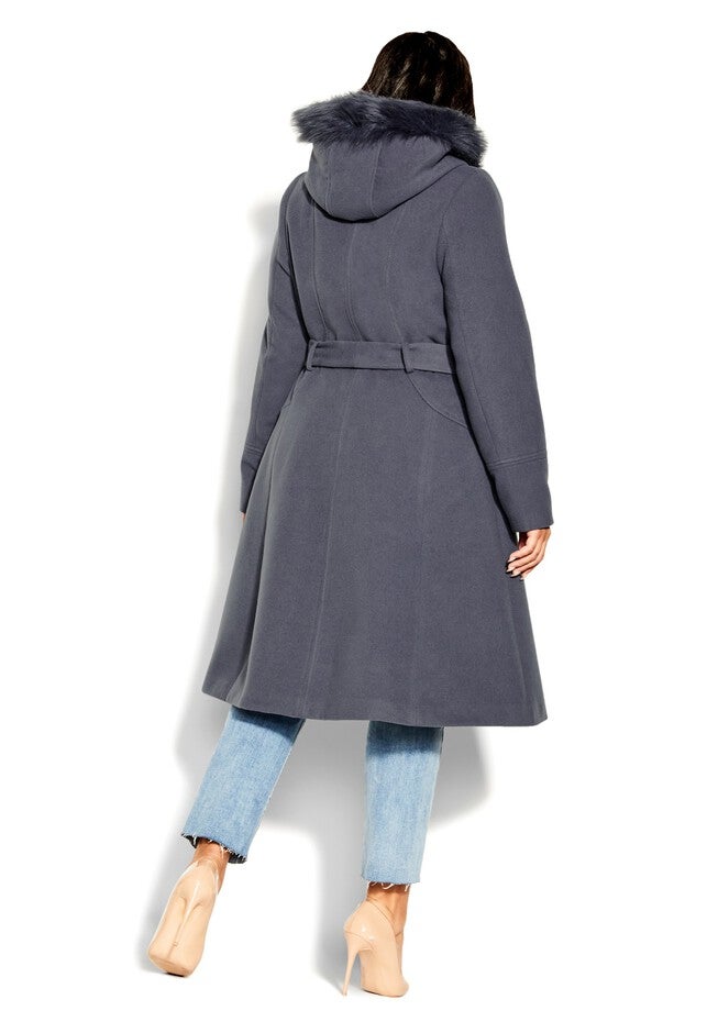 Miss Mysterious Coat - slate, GREY, on-hover image number null