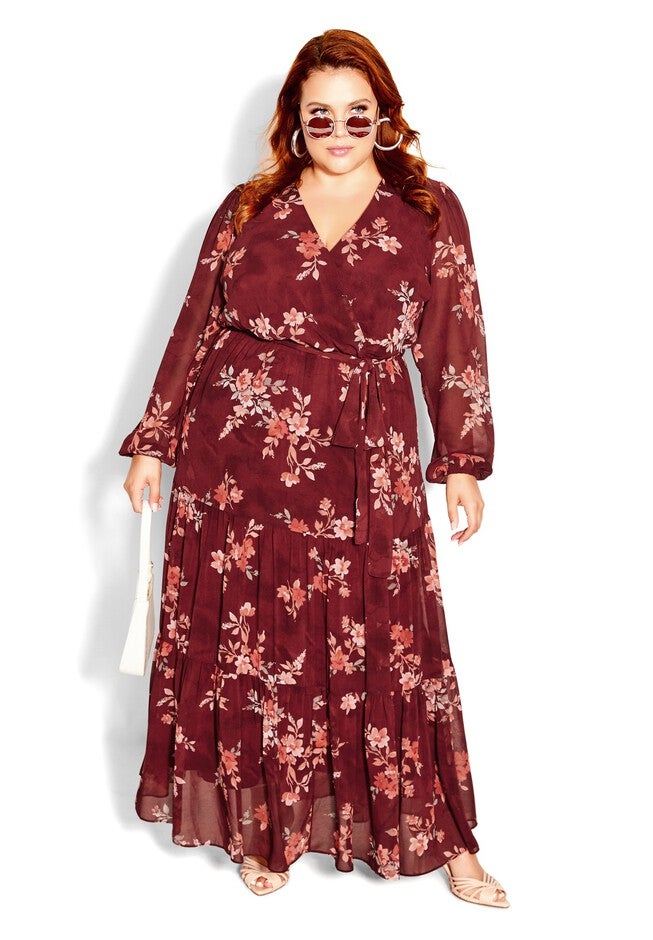 Alicia Maxi Dress - port, RED, hi-res image number null