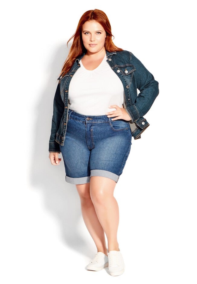 Denim Jacket, MID WASH, alternate image number null