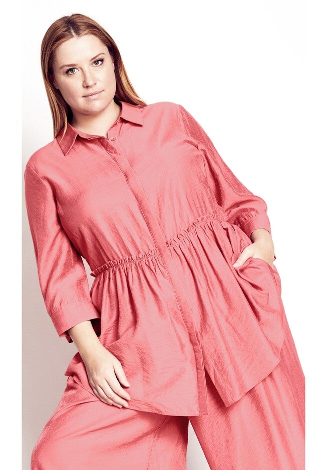 Soft Ruffle Tunic - rosa, PINK, hi-res image number null