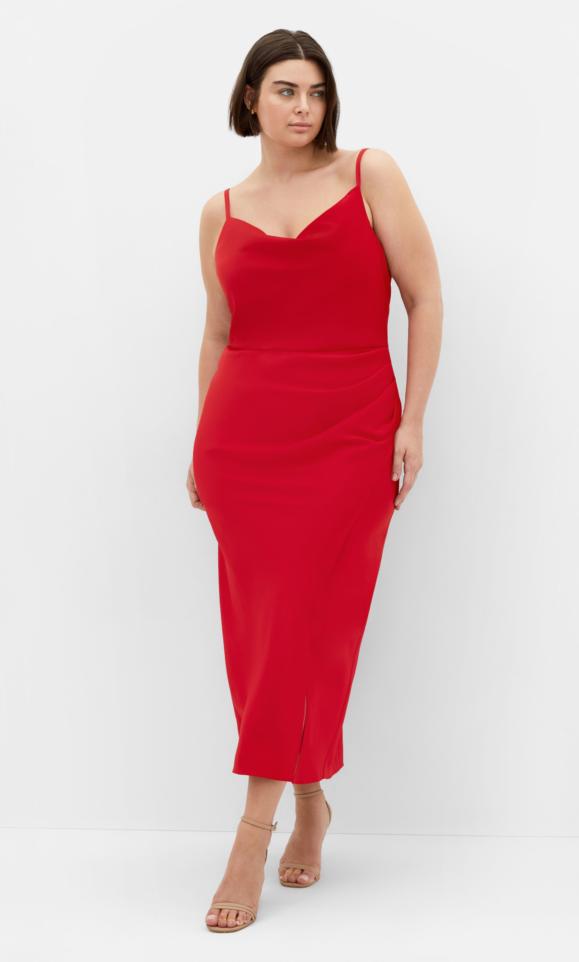 Mali Dress - red, RED, hi-res image number 0