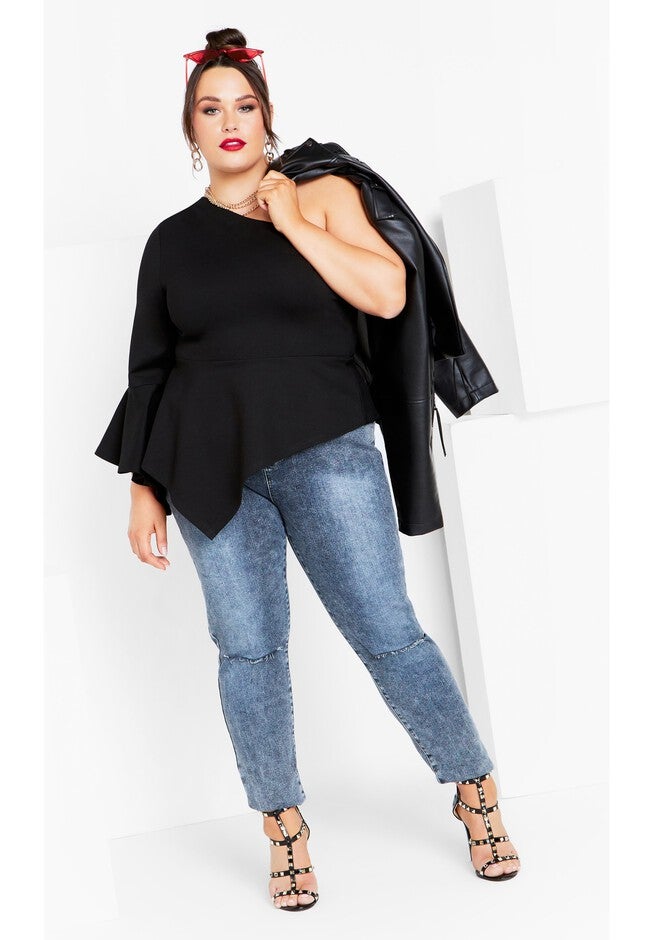 Audrey Top - black, BLACK, on-hover image number null