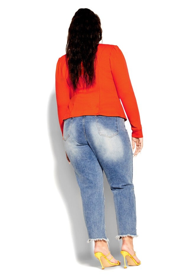 Piping Praise Jacket - mandarin, ORANGE, alternate image number null