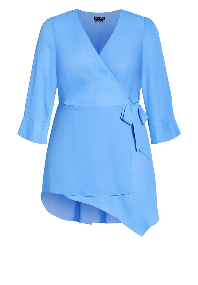 Shibara Vibes Top - cornflower, BLUE, alternate image number 2