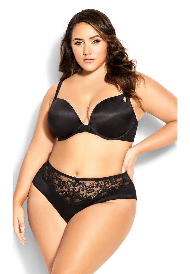 Katia Push Up Bra - black, BLACK, hi-res image number 0