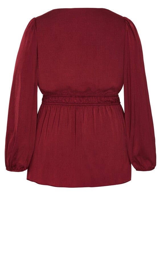 Aubree Shirt - cabernet, RED, alternate image number null