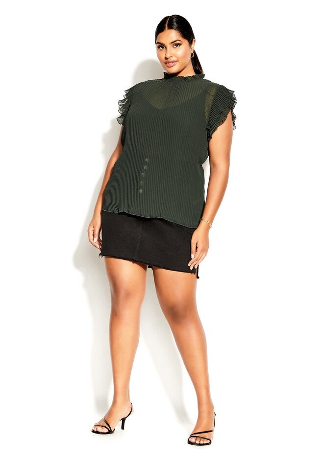 Off Beat Top - khaki, BROWN, alternate image number null