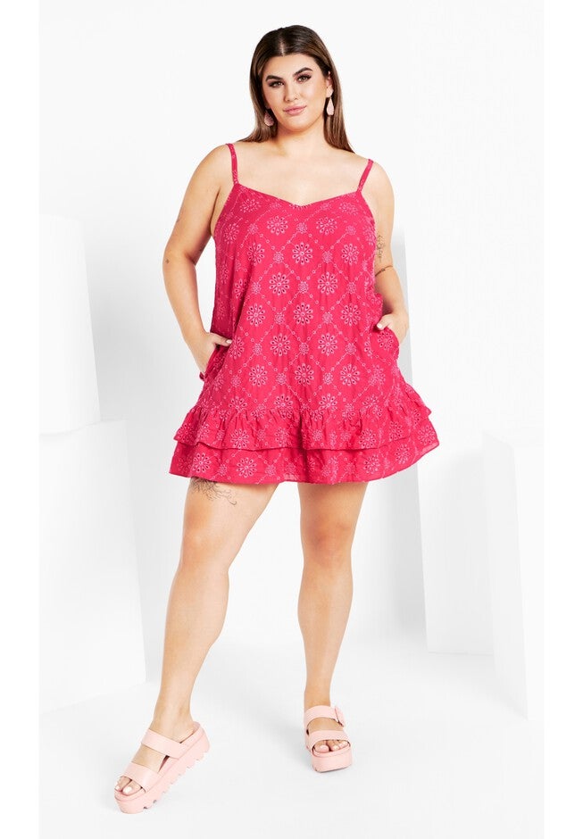 Myah Dress - pink sherbet, PINK, on-hover image number 1