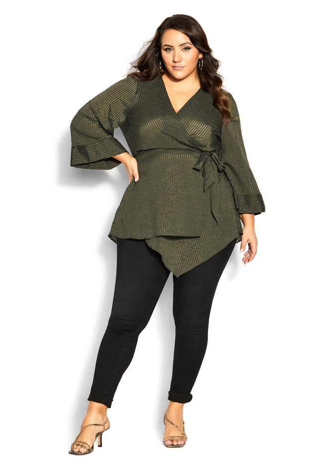 Whitney Top - olive, GREEN, alternate image number null