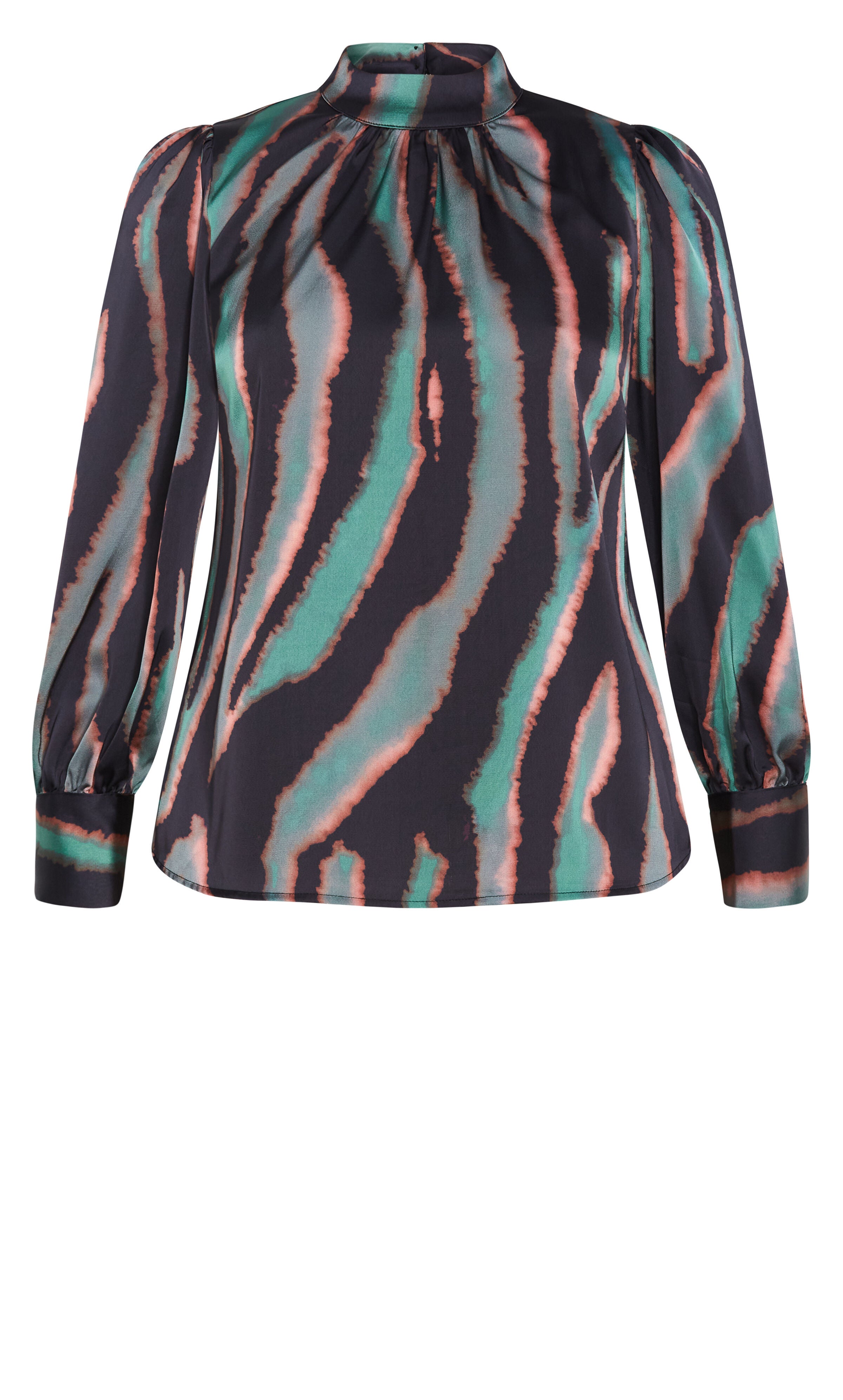 Untamed Top - teal, GREEN, alternate image number 9