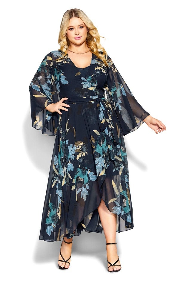 Eleanor Maxi Dress - navy, BLUE, hi-res image number null