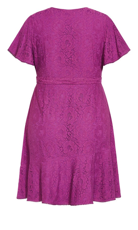 Sweet Love Lace Dress - magenta, MAGENTA, alternate image number 5