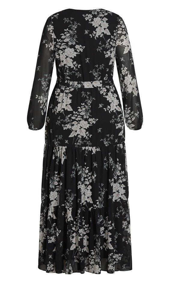 Mini Bouquet Maxi Dress - black, MINI, alternate image number 5