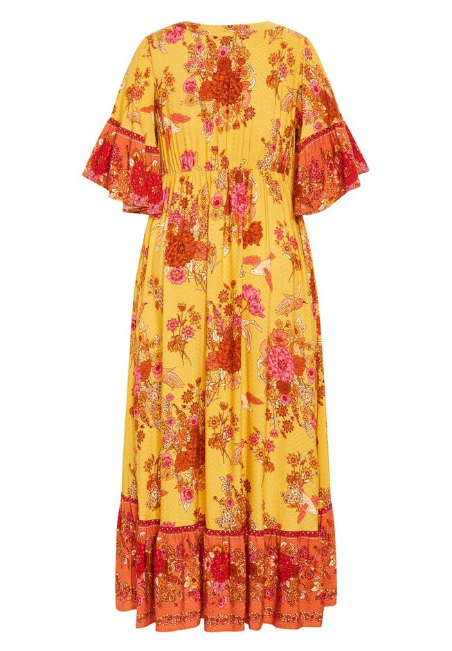 Venice Dress - sunflower, YELLOW, alternate image number null