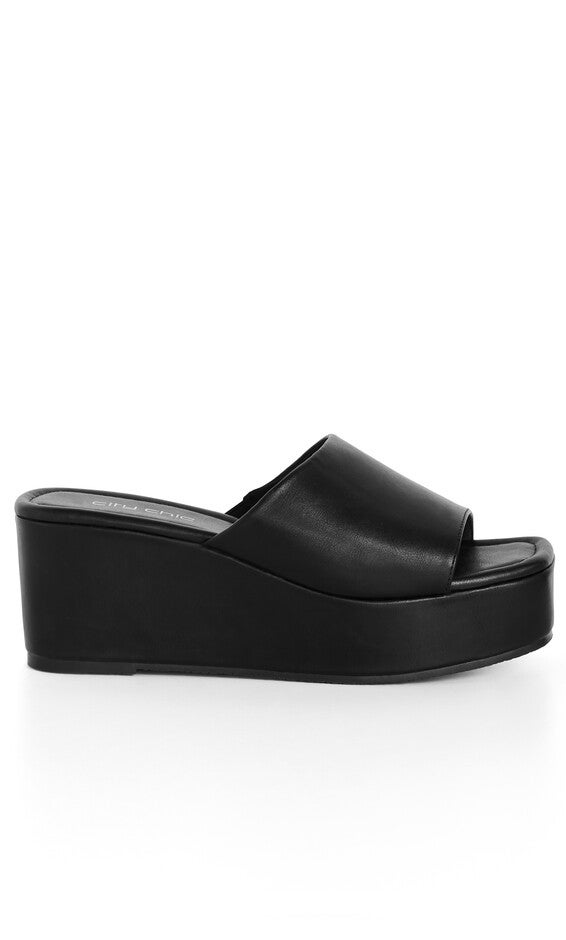 WIDE FIT Slidey Platform - black, BLACK, hi-res image number null