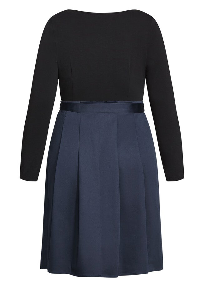 Uptown Girl Dress - navy, BLUE, alternate image number 4