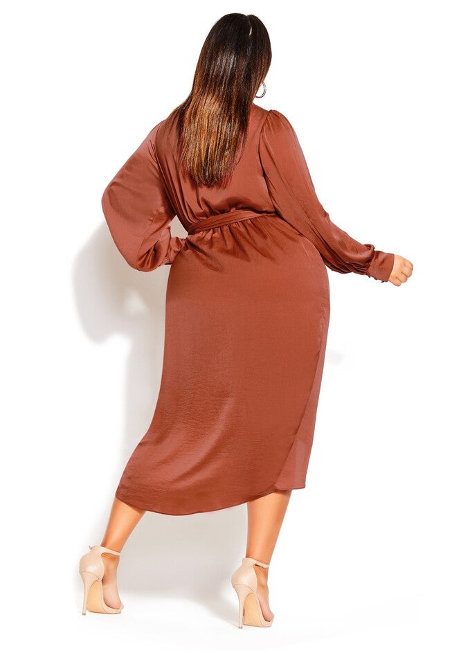 Opulent Dress - toffee, BROWN, alternate image number null