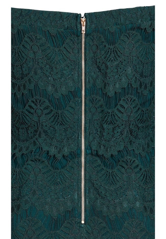 Bella Lace Dress - emerald, GREEN, alternate image number null