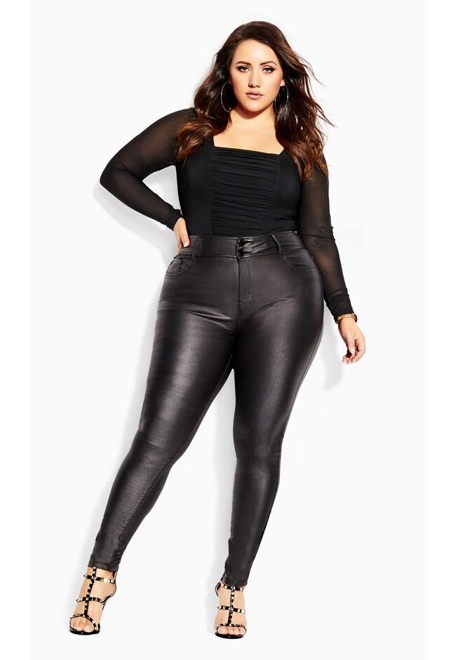 Skylar Short Skinny Jean - black, BLACK, hi-res image number null