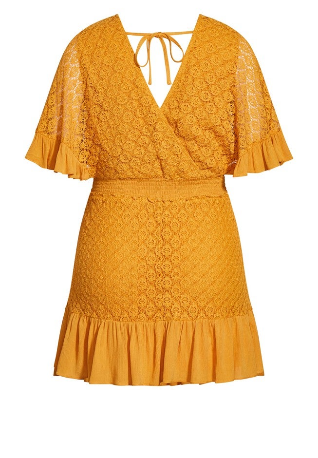 Sweet Escape Dress - honey, YELLOW, alternate image number 3