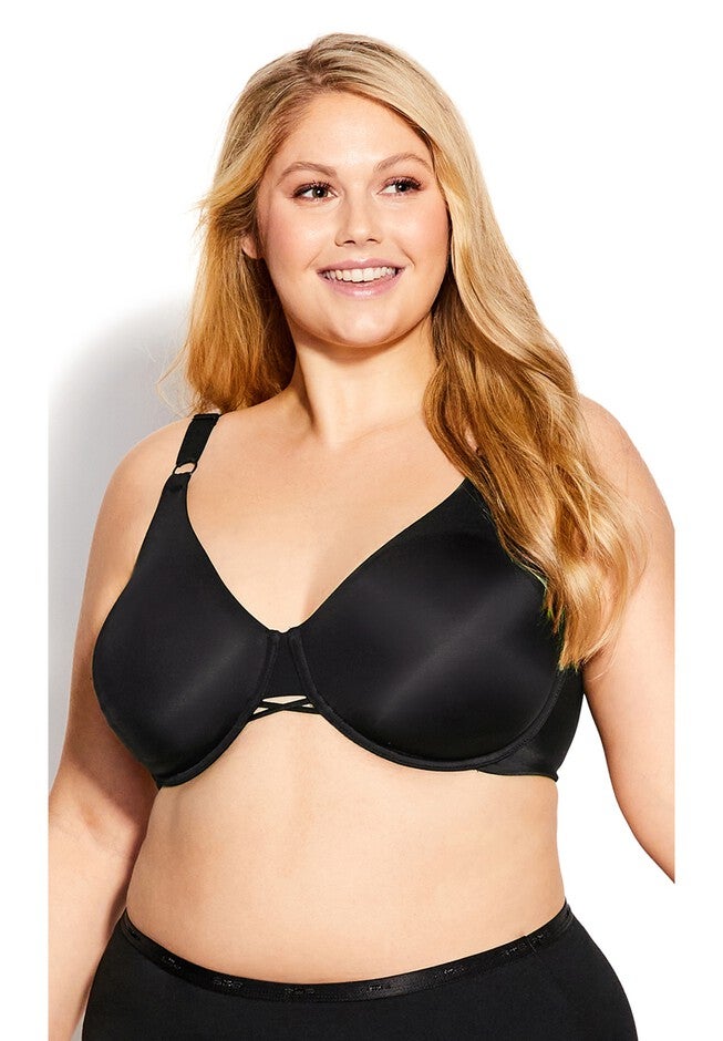 Back Smoother Bra, BLACK, hi-res image number 0