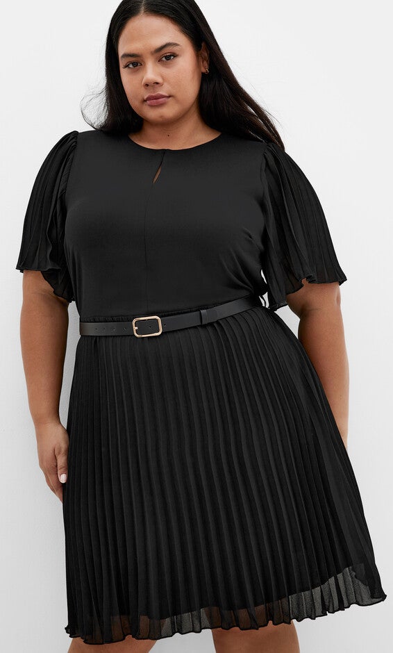 Newberry Street Dress - black, BLACK, alternate image number null
