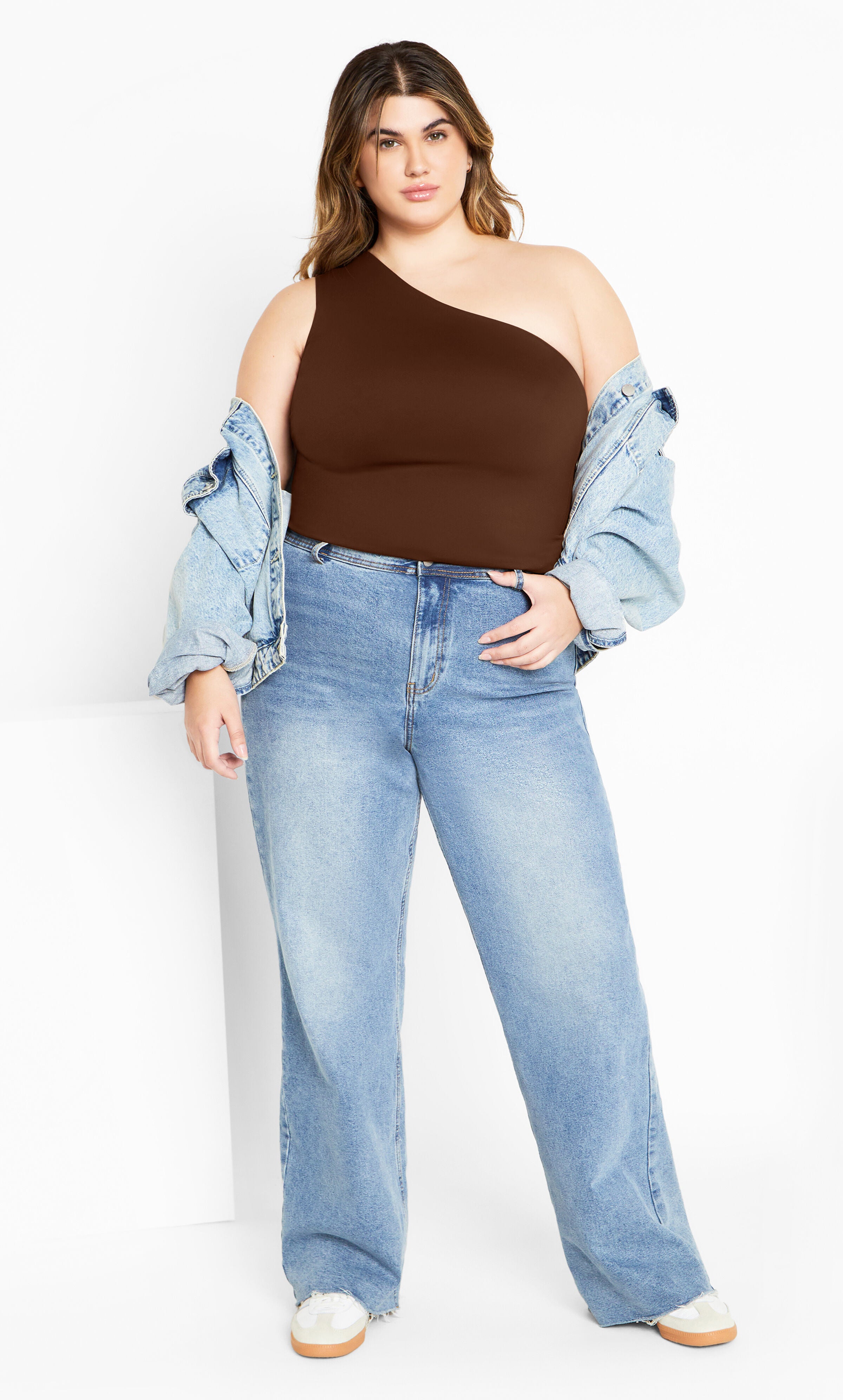 Swept Away Top - cocoa, BROWN, alternate image number 1