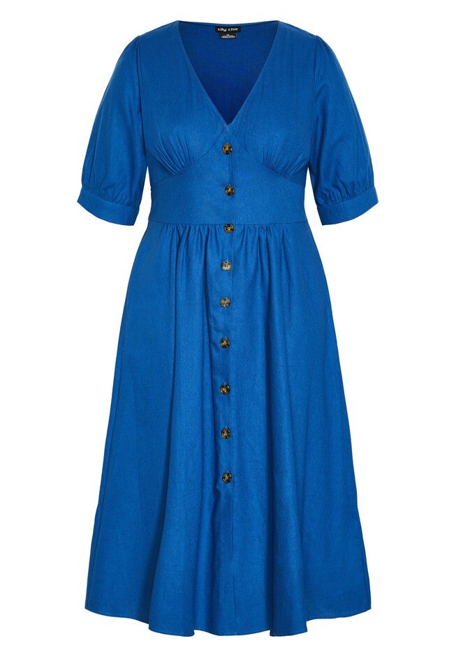 Sunset Stroll Dress - monaco blue, BLUE, alternate image number 3