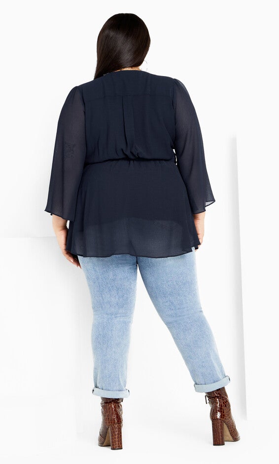 Arya Top - navy, BLUE, alternate image number 3