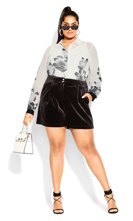 Nora Short - black, BLACK, hi-res image number null