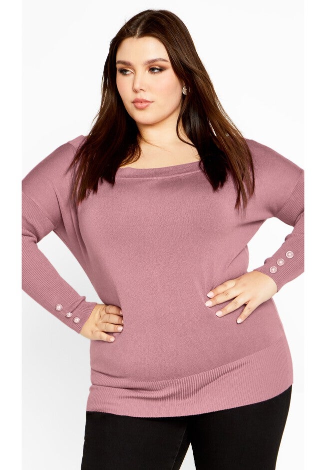 Intrigue Jumper - dusty orchid, PURPLE, hi-res image number 0
