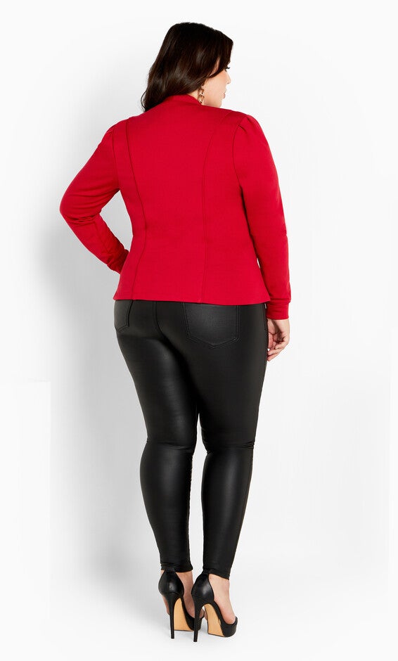 Piping Praise Jacket - cherry, RED, alternate image number null