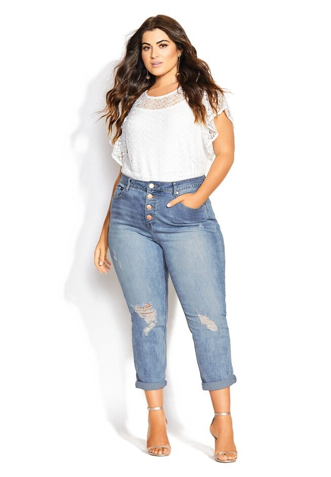 Harley Hi Rise Skinny Jean - denim, BLUE, on-hover image number 1