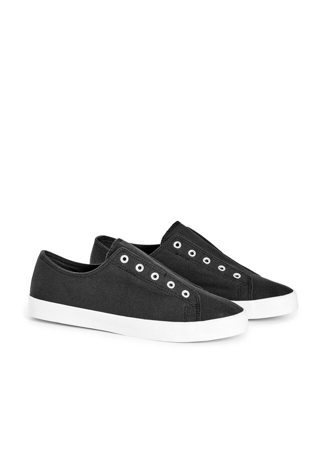 Laceless Sneaker, BLACK, alternate image number null