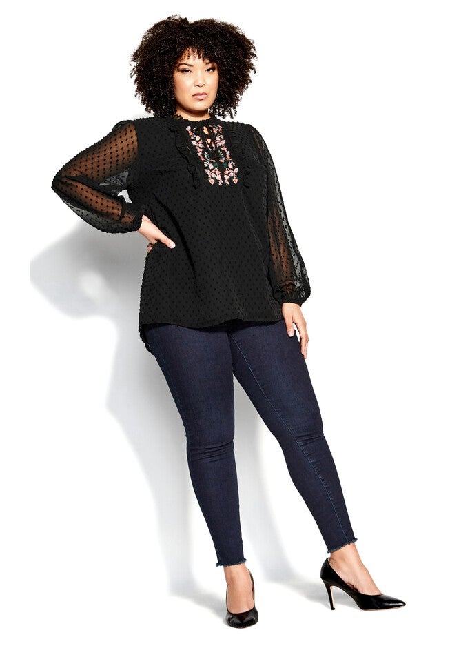 Tayla Top - black, BLACK, alternate image number null