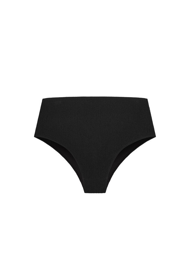 Izzy Hi Waist Bikini Brief - black, BLACK, alternate image number null