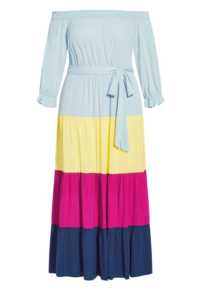Bella Maxi Dress - sea foam, BLUE, alternate image number 3