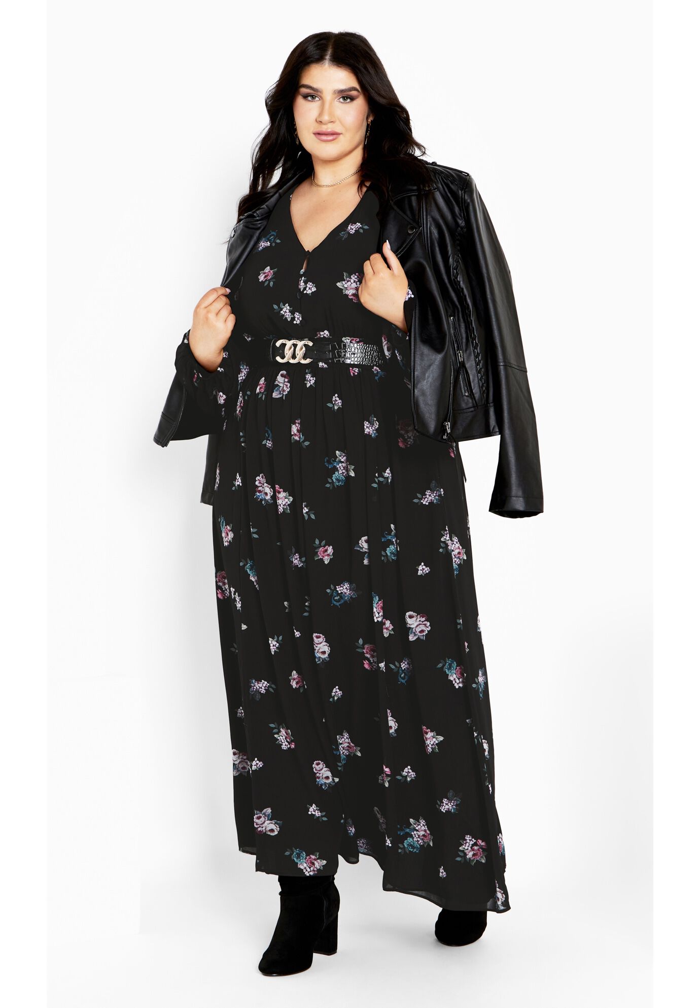 Jemina Maxi Dress vintage rose bud Avenue