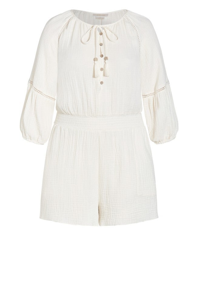 Simply Free Romper - cream, WHITE, alternate image number null