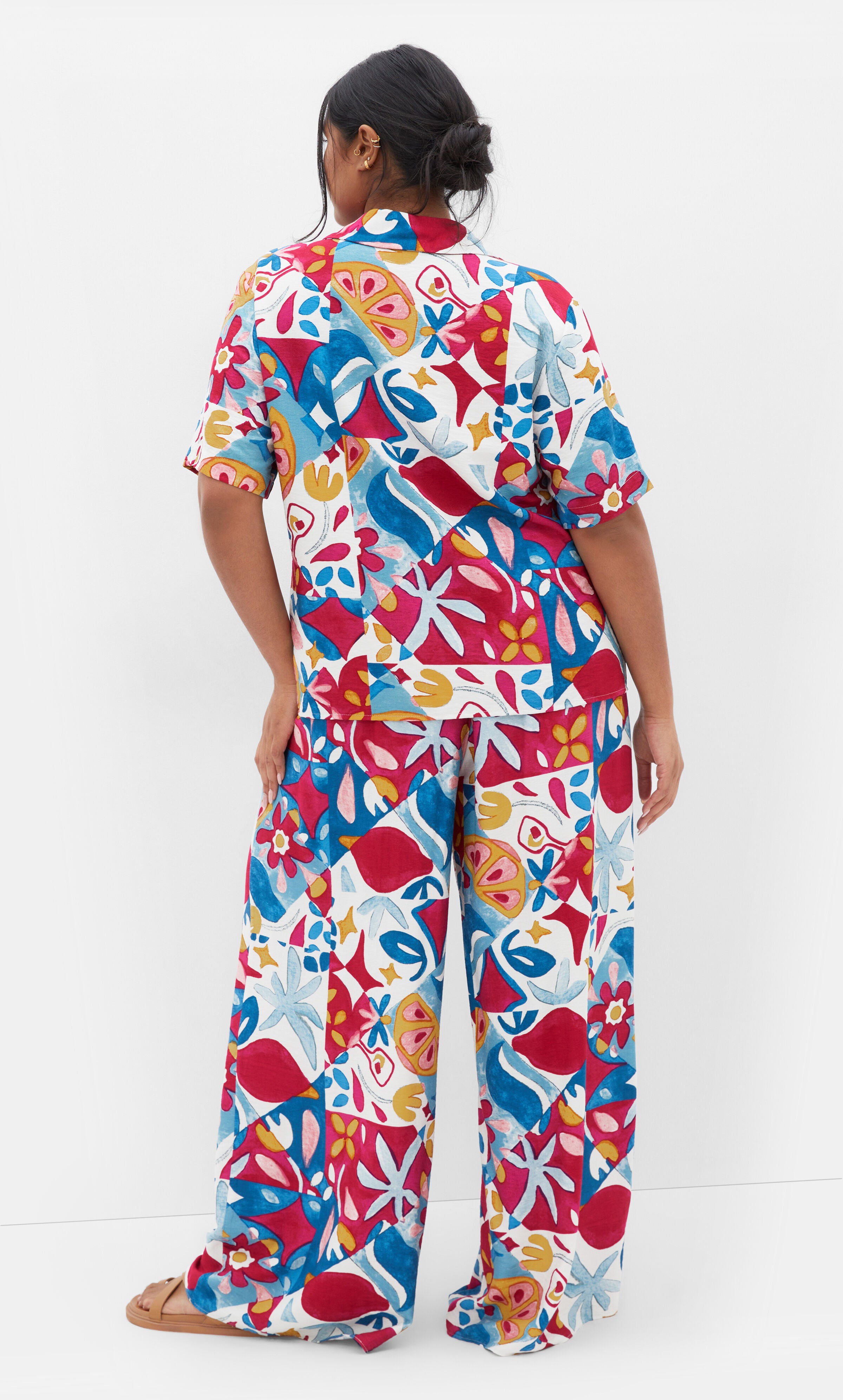 Mosaic Shirt - print, BLUE, alternate image number 2