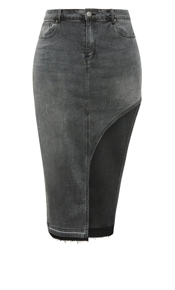 Remi Skirt - black wash, BLACK, alternate image number 3