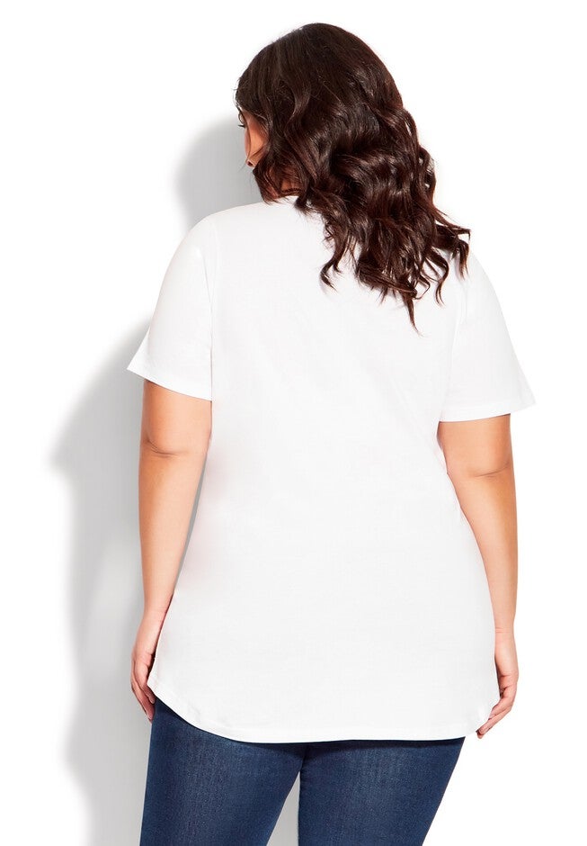 Graphic Print Top, RED WHITE AMERICA, alternate image number null