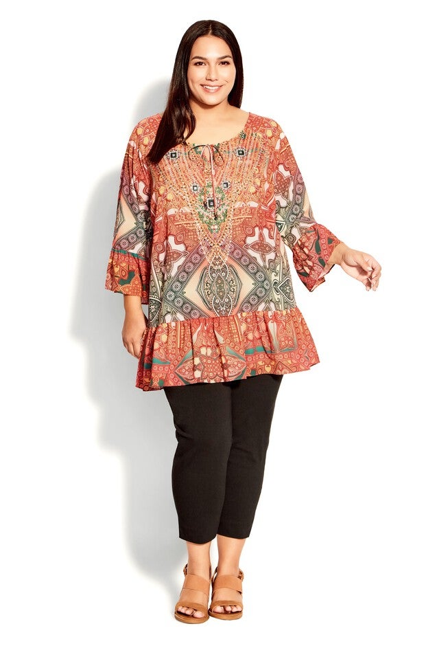 Zelma Tunic, COASTAL TILE, on-hover image number null