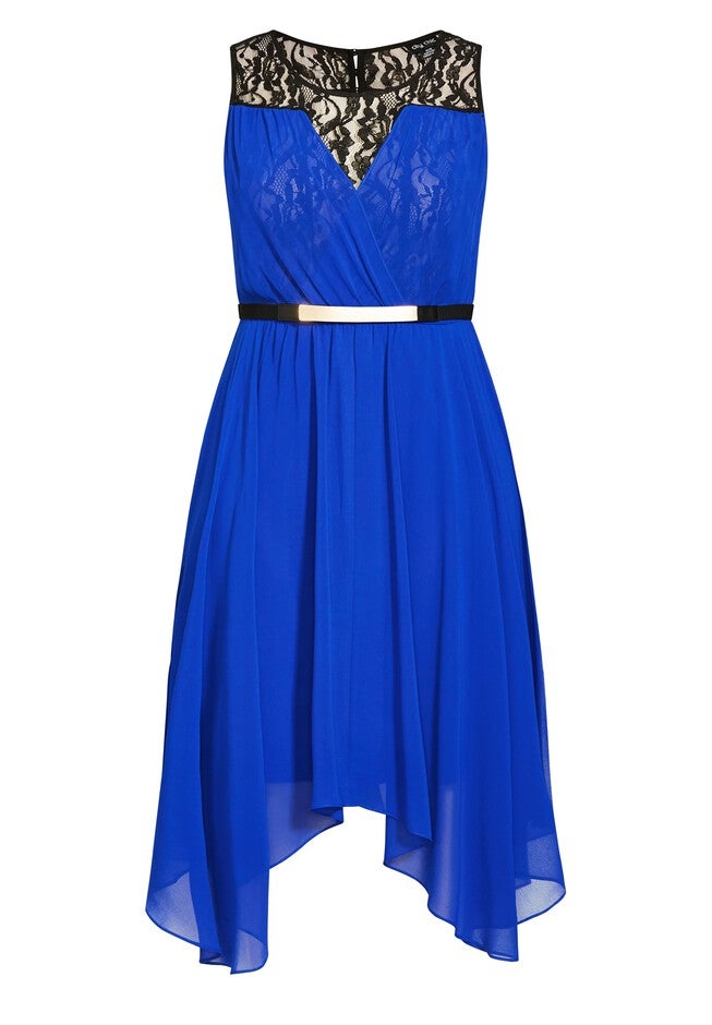 Sophisticate Dress - cobalt, BLUE, alternate image number null