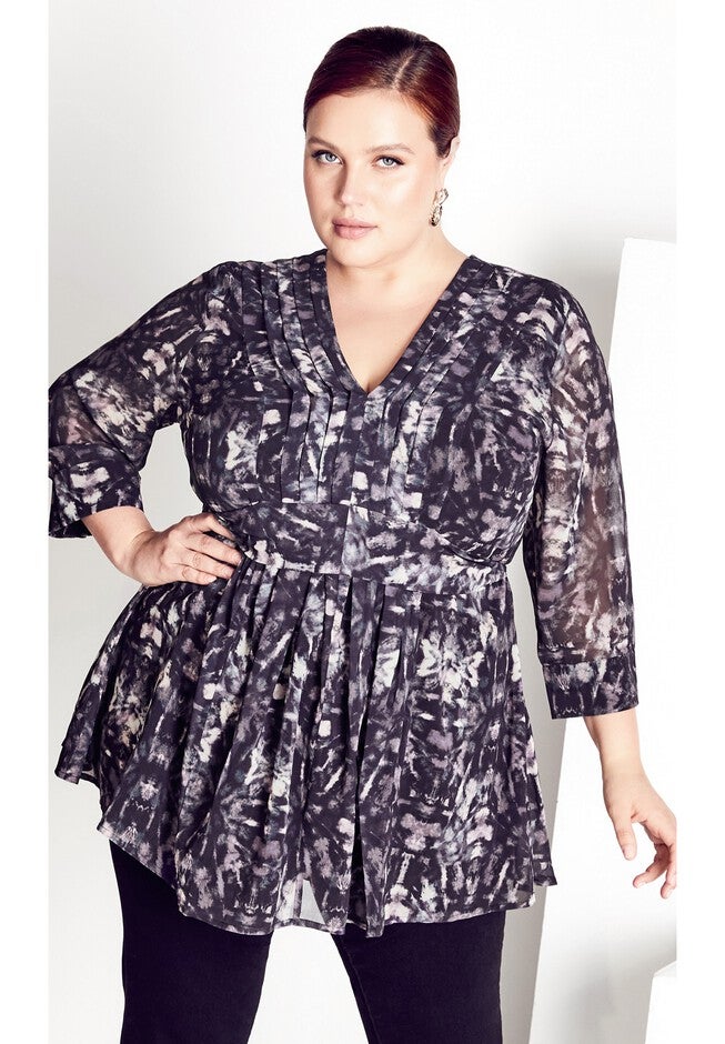 After Dark Print Tunic, AFTER DARK, alternate image number null