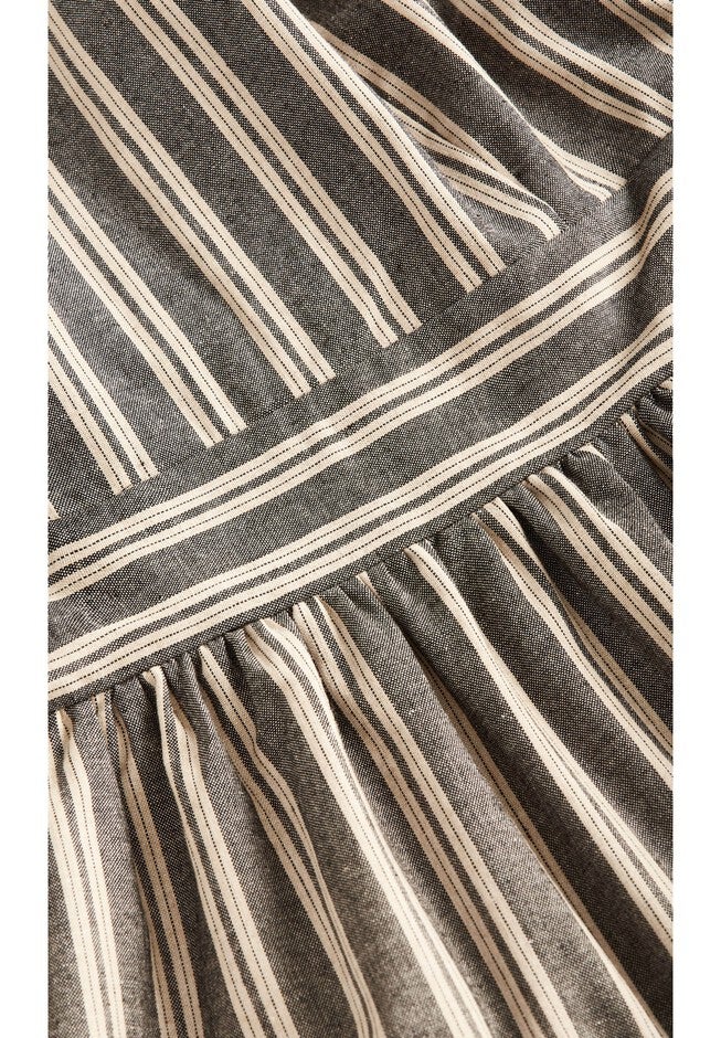 Single Stripe Dress - black, BLACK, alternate image number null